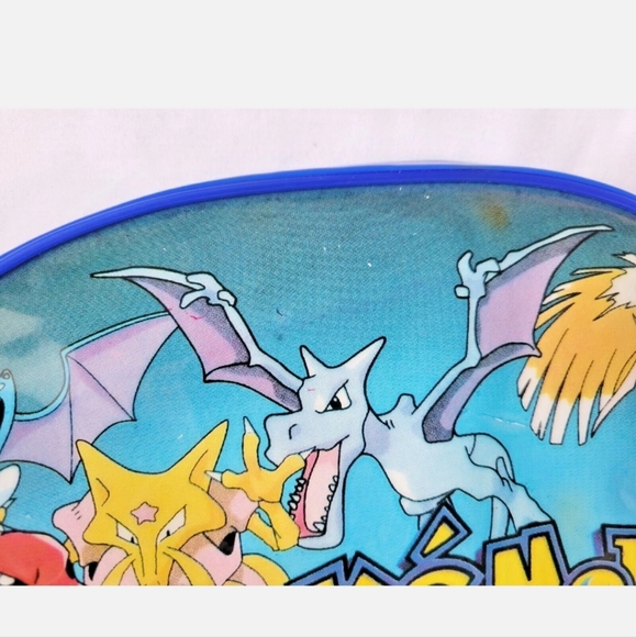 VTG 2000 Pokémon Nintendo Blue Backpack Bag Pikachu Ash by Game Freak - Picture 5 of 12
